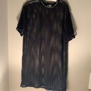 Billie Eilish oversized mesh top